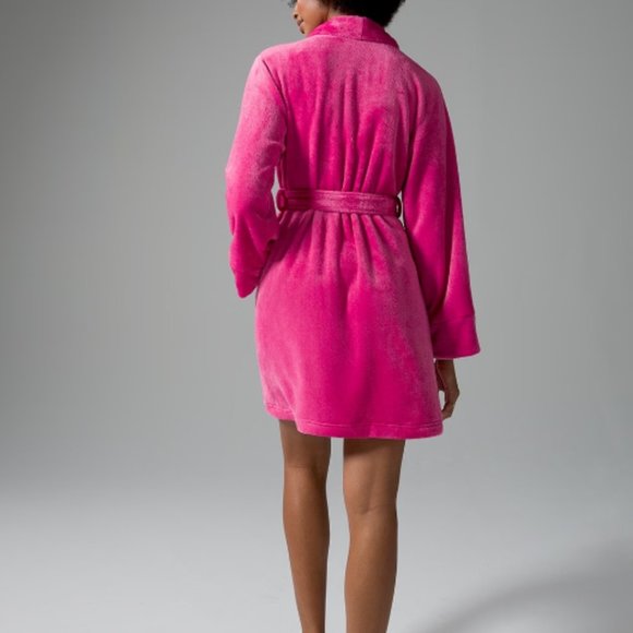 NWT Soma Embraceable Plush Short Robe - Picture 3 of 4